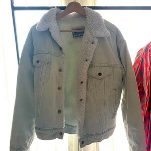 Levi’s Denim Jean Sherpa Trucker Jacket